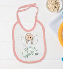 BK Kids Çok İlişmen Tasarımlı Pembe Bebek Body Zıbın ve Mama Önlüğü Hediye Seti-1