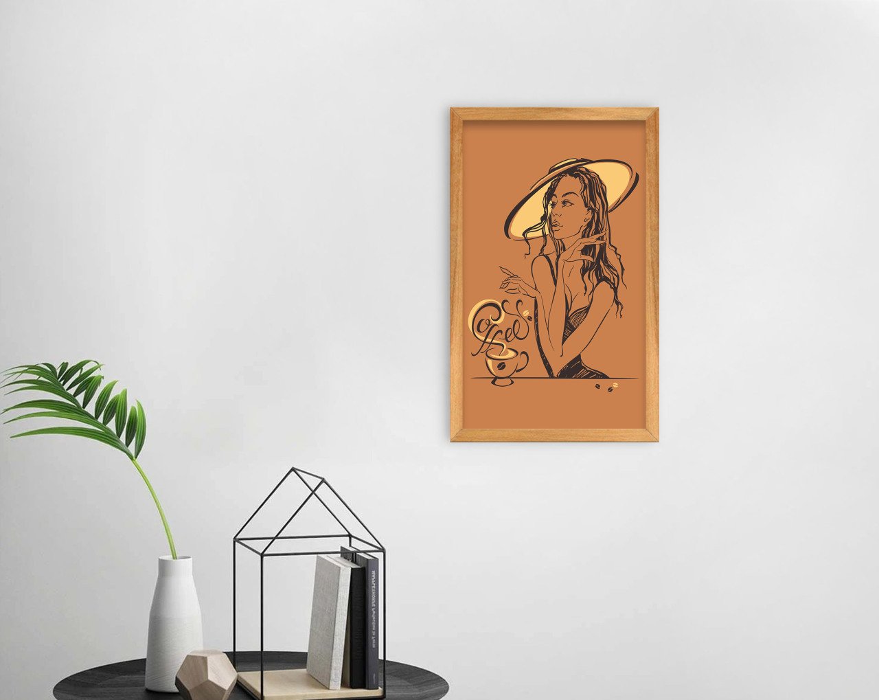 BK Home Coffee Tasarımlı Dekoratif Retro Ahşap Tablo-11