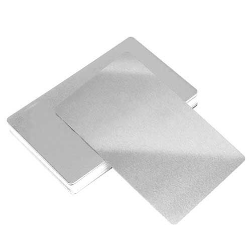 Sublimasyon Metal Kartvizit (gümüş)