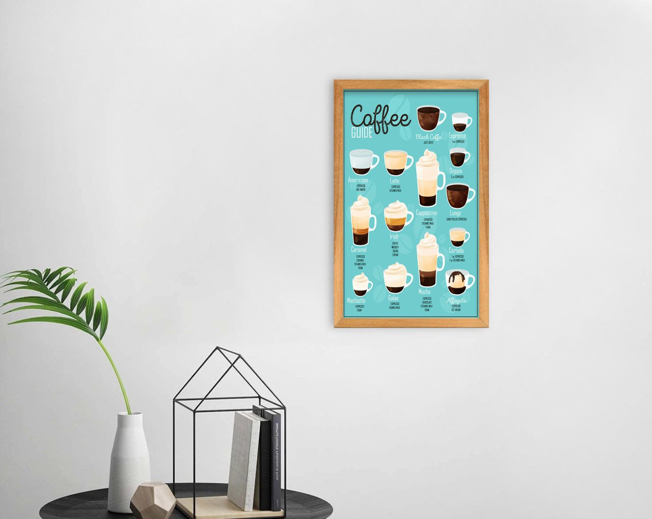 BK Home Coffee Tasarımlı Dekoratif Retro Ahşap Tablo-15
