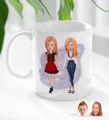 Kişiye Özel Bekarlığa Veda Karikatürlü Beyaz Kupa Bardak-4