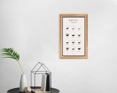 BK Home Coffee Tasarımlı Dekoratif Retro Ahşap Tablo-16