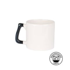 Sublimasyon Siyah Kulplu Seramik Gala Kupa - Kutulu