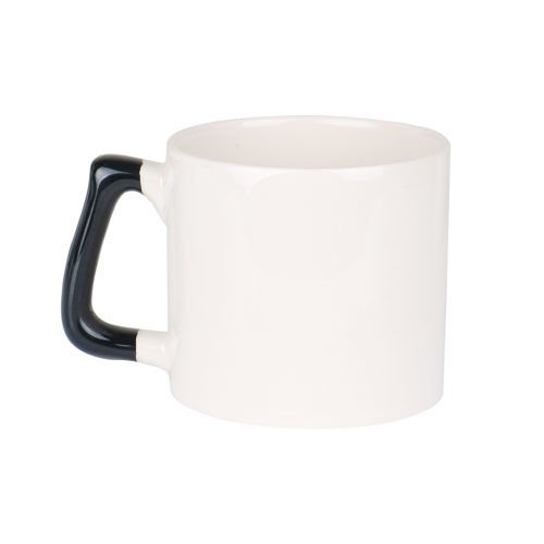 Sublimasyon Siyah Kulplu Seramik Gala Kupa - Kutulu