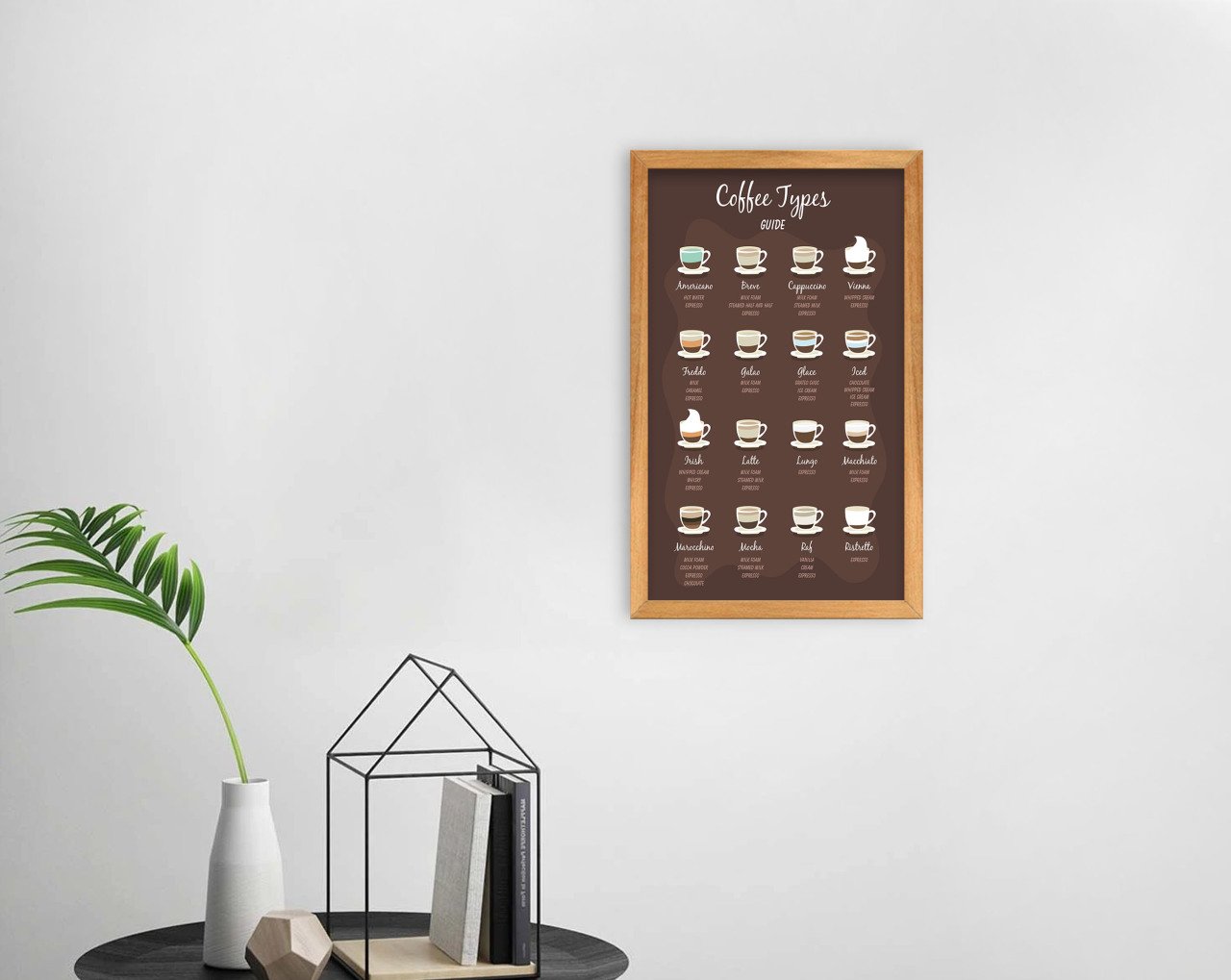 BK Home Coffee Tasarımlı Dekoratif Retro Ahşap Tablo-19