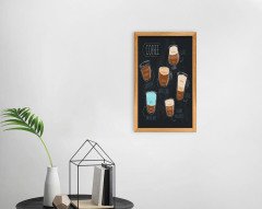 BK Home Coffee Tasarımlı Dekoratif Retro Ahşap Tablo-20