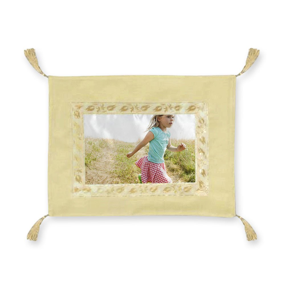 Kişiye Özel Krem Akdeniz Yastık Kılıfı