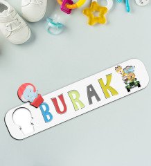 BK Toys Çocuklara Özel İsimli Ahşap Eğitici Yapboz Puzzle-9
