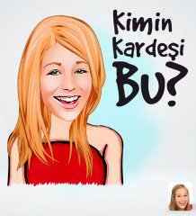 Kişiye Özel Kadın Kimin Kardeşi Bu Tasarımlı Dijital Karikatür-1