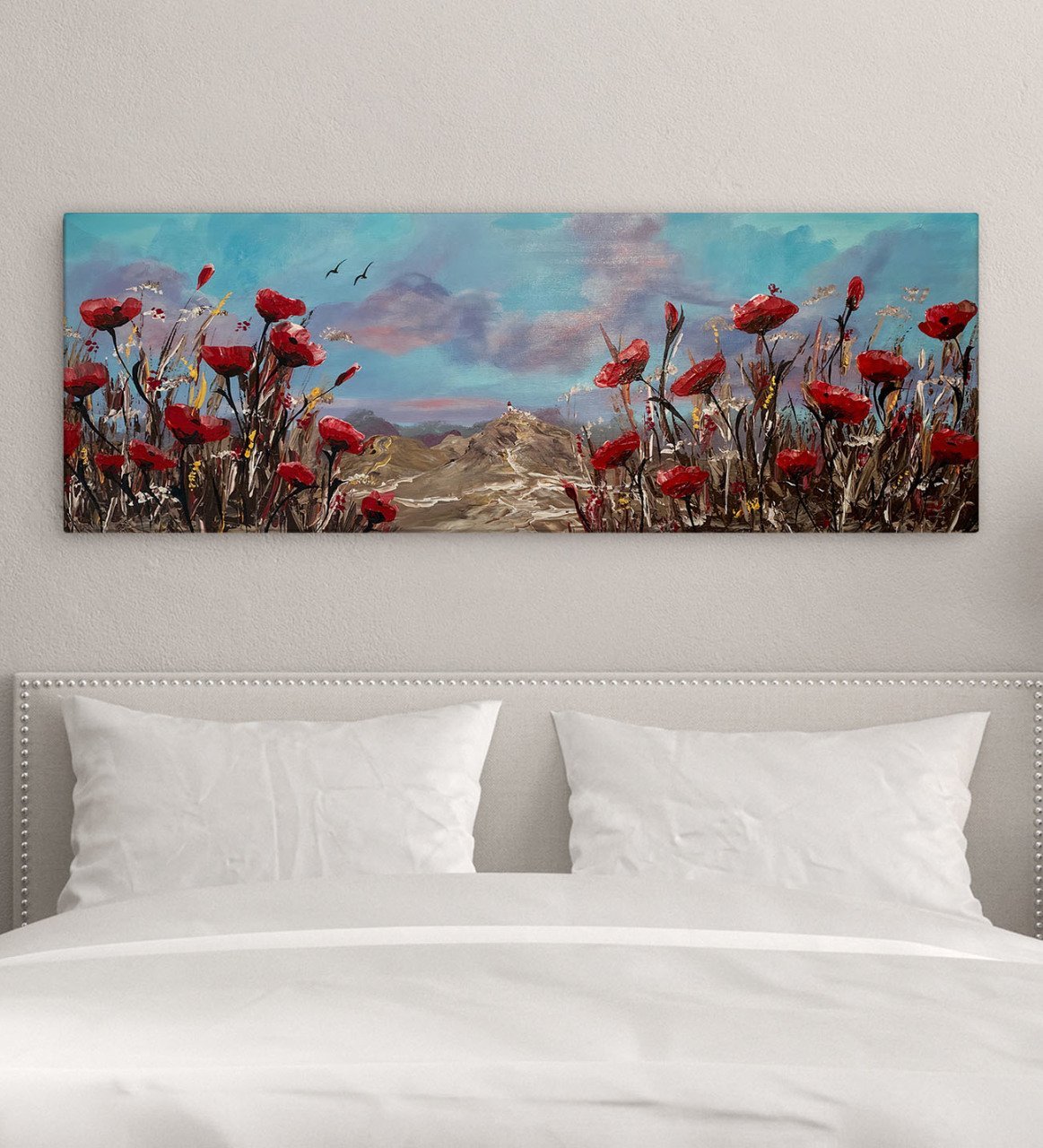 BK Gift Yatak Odası Konseptli Panorama Kanvas Tablo 100x35cm-2