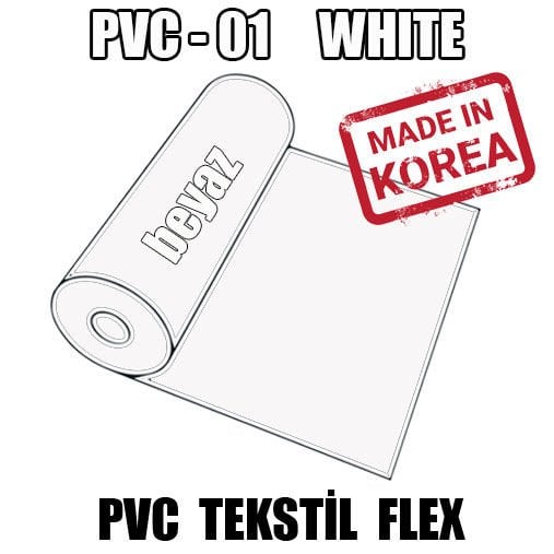 PVC Beyaz (White) Flex / 51 cm x 1 metre