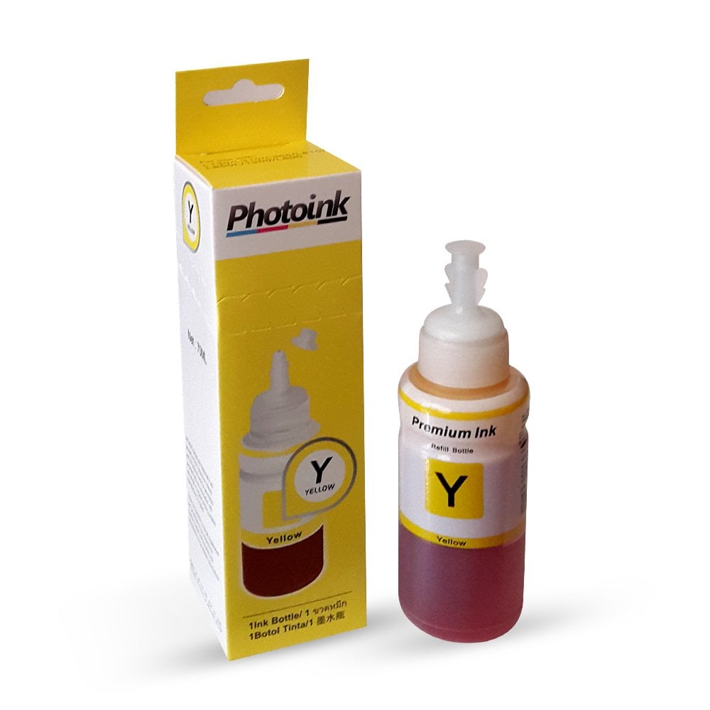 Epson T6644 uyumlu 70 ml SARI Mürekkep - KUTULU ÖZEL AMBALAJINDA PHOTOINK PLUS MÜREKKEP - L100/L110/L200/L210/L220/ L300/L310/L355/L365/L455/L550/L565 /L800/L810/L850/L1300/L1800/ l382/l386/l455/1455