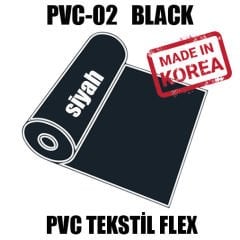 PVC Siyah (Black) Flex  / 51 cm x 1 metre