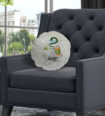 Kişiye Özel İsimli Eczacı Tasarımlı Dekoratif Kırlent Yastık-6