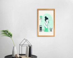 BK Home Coffee Tasarımlı Dekoratif Retro Ahşap Tablo-30