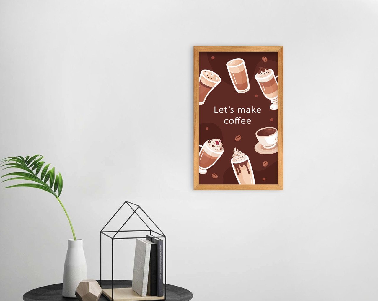 BK Home Coffee Tasarımlı Dekoratif Retro Ahşap Tablo-31