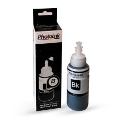 Epson T6641 uyumlu 70 ml SİYAH Mürekkep - KUTULU ÖZEL AMBALAJINDA PHOTOINK PLUS MÜREKKEP - L800/L805/L810/L850/L1300/L1800/ l382/l386/l455/1455/L3050/L3060/L3070
