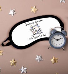 BK Gift Esprili Uyku Göz Bandı, Arkadaşa Hediye, Doğum Günü Hediyesi, Uyku Bandı-2-5