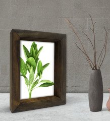 BK Gift Dekoratif Doğal Masif Ahşap Çerçeve 15x20cm-5