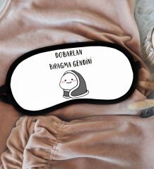 BK Gift Esprili Uyku Göz Bandı, Arkadaşa Hediye, Doğum Günü Hediyesi, Uyku Bandı-2-8