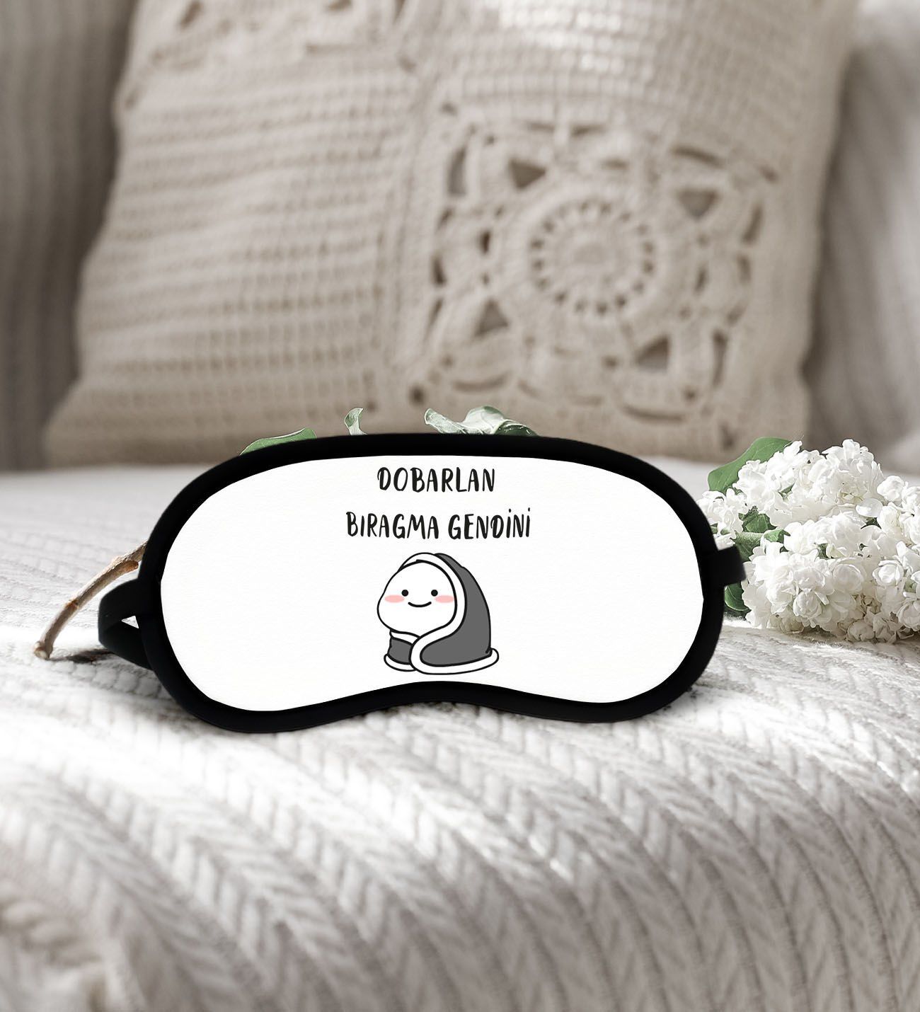 BK Gift Esprili Uyku Göz Bandı, Arkadaşa Hediye, Doğum Günü Hediyesi, Uyku Bandı-2-9