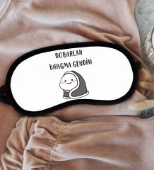 BK Gift Esprili Uyku Göz Bandı, Arkadaşa Hediye, Doğum Günü Hediyesi, Uyku Bandı-2-9