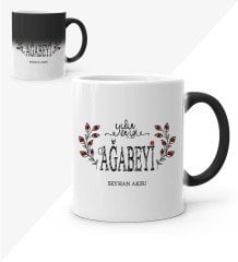 Kişiye Özel Yılın En İyi Ağabeyi Sihirli Kupa Bardak