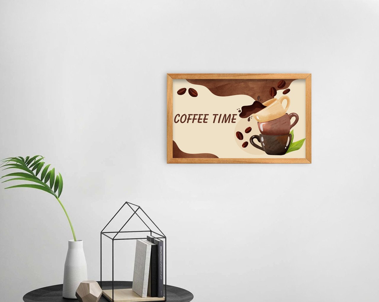 BK Home Coffee Tasarımlı Dekoratif Retro Ahşap Tablo-41