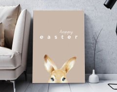 BK Gift Paskalya Tasarımlı Kanvas Tablo 70x100cm Ev Dekorasyonu, Paskalya Hediyesi, Ev Hediyesi-3