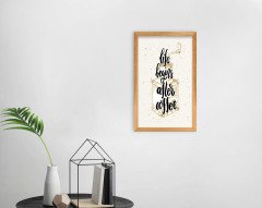 BK Home Coffee Tasarımlı Dekoratif Retro Ahşap Tablo-42