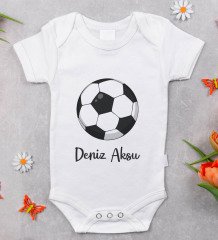 BK Kids Kişiye Özel Fotoğraflı Bebek Yastık ve Bebek Body Zıbın Hediye Seti - Model 3.5