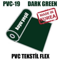 PVC Koyu Yeşil (Dark Green)  Flex / 51 cm x 1 metre