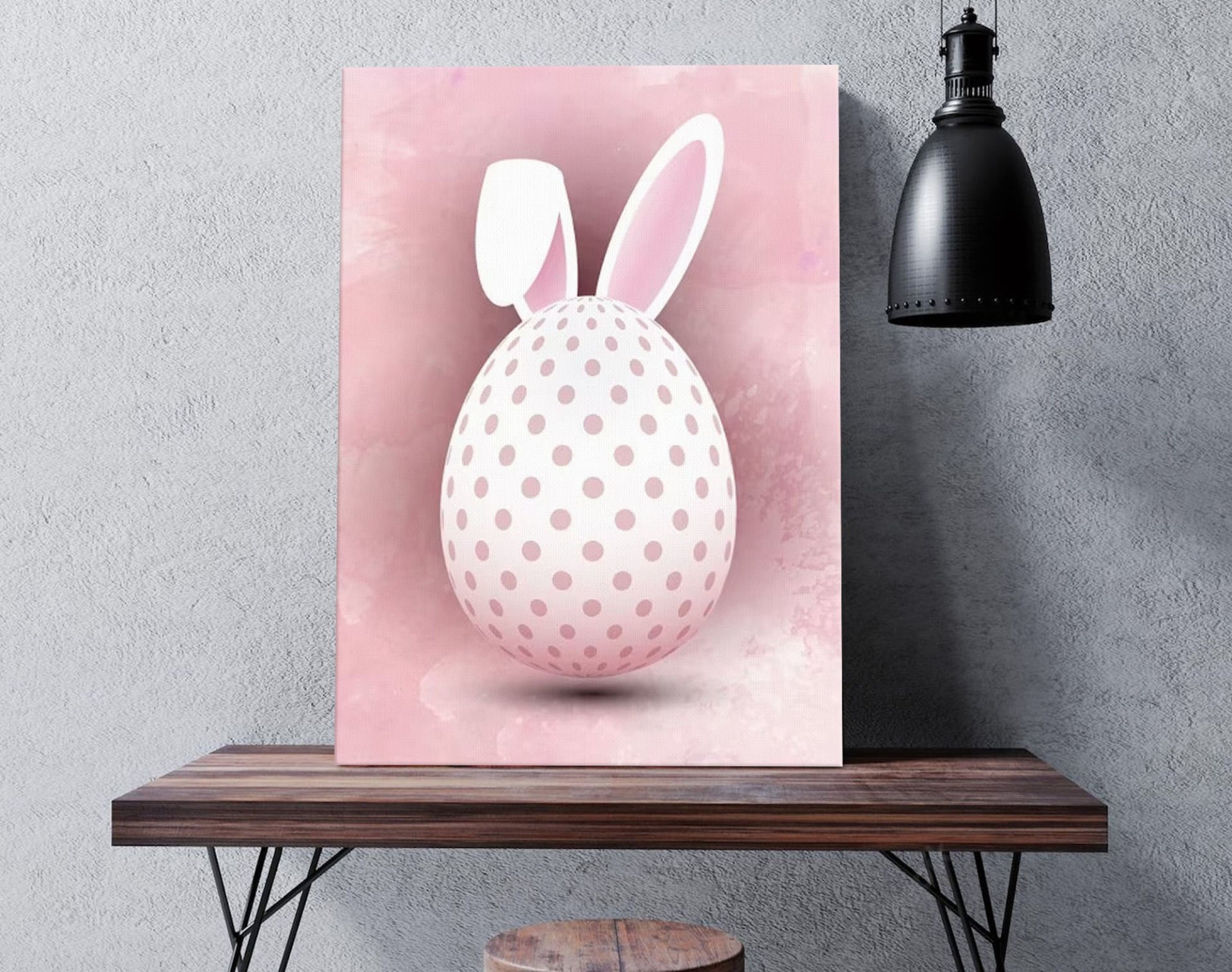 BK Gift Paskalya Tasarımlı Kanvas Tablo 50x70cm Ev Dekorasyonu, Paskalya Hediyesi, Ev Hediyesi-4