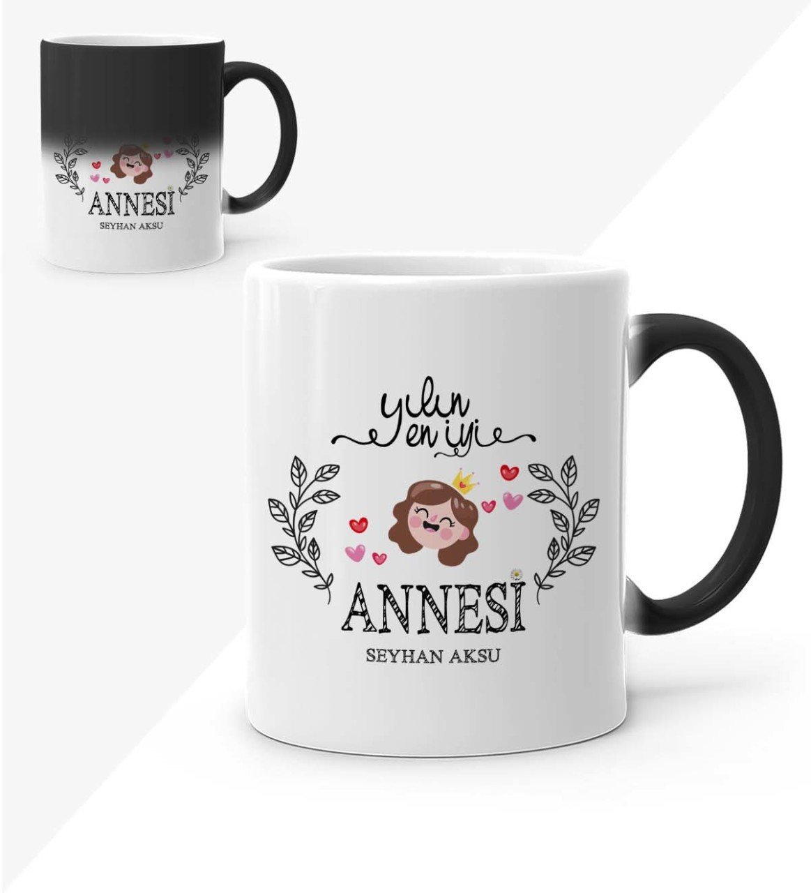 Kişiye Özel Yılın En İyi Annesi Sihirli Kupa Bardak - 2