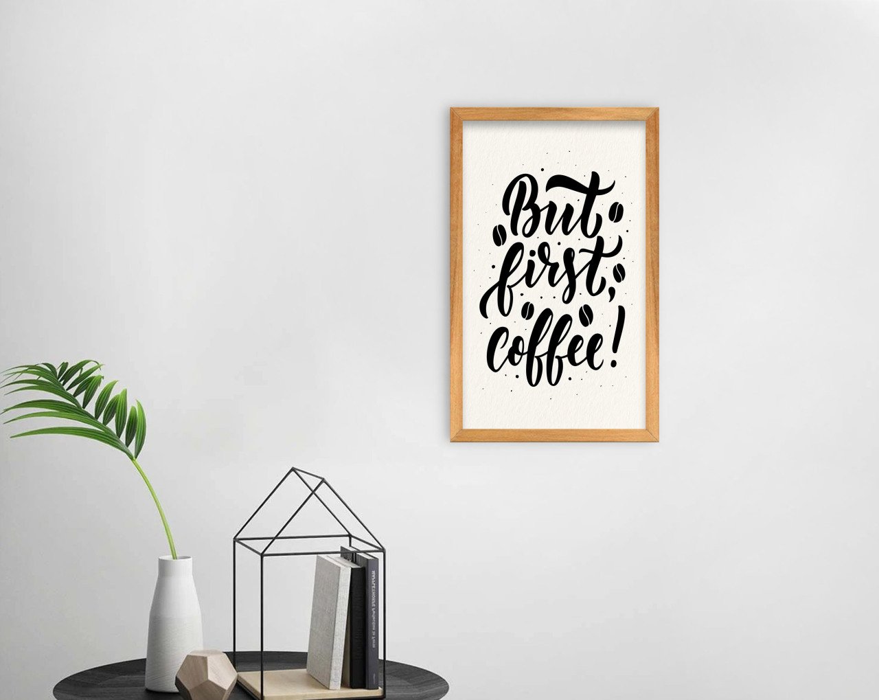 BK Home Coffee Tasarımlı Dekoratif Retro Ahşap Tablo-46