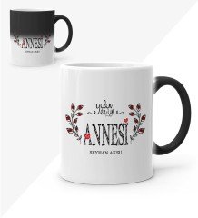 Kişiye Özel Yılın En İyi Annesi Sihirli Kupa Bardak - 3