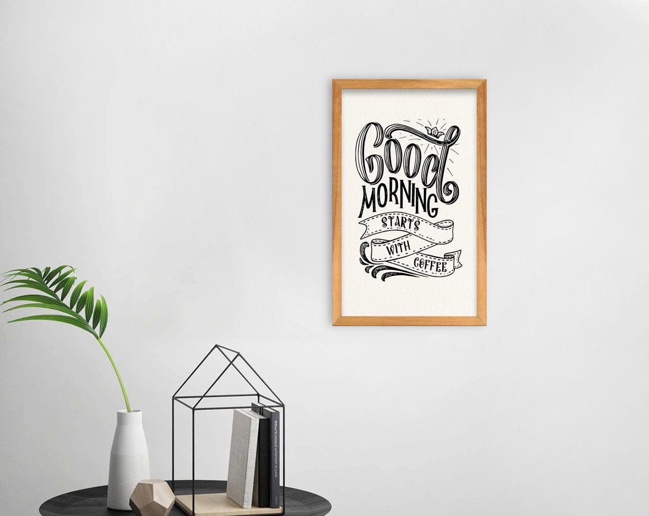 BK Home Coffee Tasarımlı Dekoratif Retro Ahşap Tablo-47