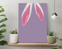BK Gift Paskalya Tasarımlı Kanvas Tablo 70x100cm Ev Dekorasyonu, Paskalya Hediyesi, Ev Hediyesi-5