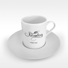 Kişiye Özel Mesleki Nörolog Türk Kahvesi Fincanı