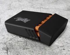 BK Gift Kişiye Özel İsimli Tarihli Siyah Metal Sigara Tabakası-5, Arkadaşa Hediye, İsimli Sigaralık, Metal Sigara Kutusu