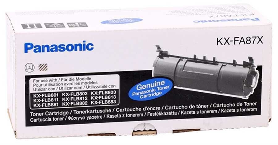 Panasonic KX-FA87X Siyah Orjinal Toner KX-FLB801, KX-FLB803, KX-FLB811 (T12358)