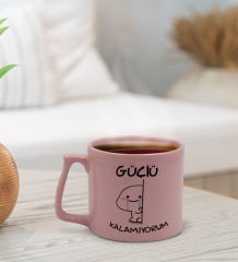 BK Gift Pastel Pembe Middle Kupa Bardak, Arkadaşa Hediye, Ev Hediyesi, Doğum Günü Hediyesi, Ofis Hediyesi-2