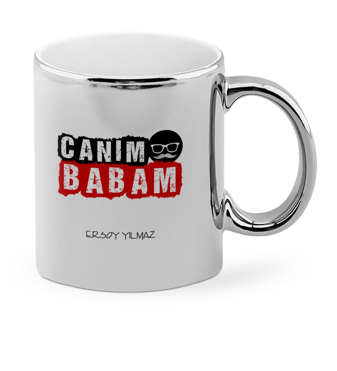 Babalar Gününe Özel Canım Babam Krom Kupa Bardak - 5