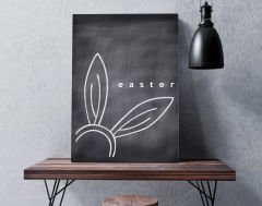 BK Gift Paskalya Tasarımlı Kanvas Tablo 70x100cm Ev Dekorasyonu, Paskalya Hediyesi, Ev Hediyesi-6