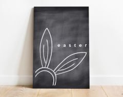 BK Gift Paskalya Tasarımlı Kanvas Tablo 30x50cm Ev Dekorasyonu, Paskalya Hediyesi, Ev Hediyesi-6