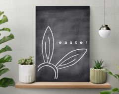 BK Gift Paskalya Tasarımlı Kanvas Tablo 30x50cm Ev Dekorasyonu, Paskalya Hediyesi, Ev Hediyesi-6