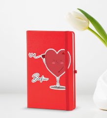 BK Gift Kişiye Özel Sevgili Temalı 2’li Defter Seti, Sevgiliye Hediye, Sevgililer Günü Hediyesi, Doğum Günü Hediyesi