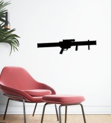 BK Gift Silah Tasarımlı Ahşap Duvar Süsü-29