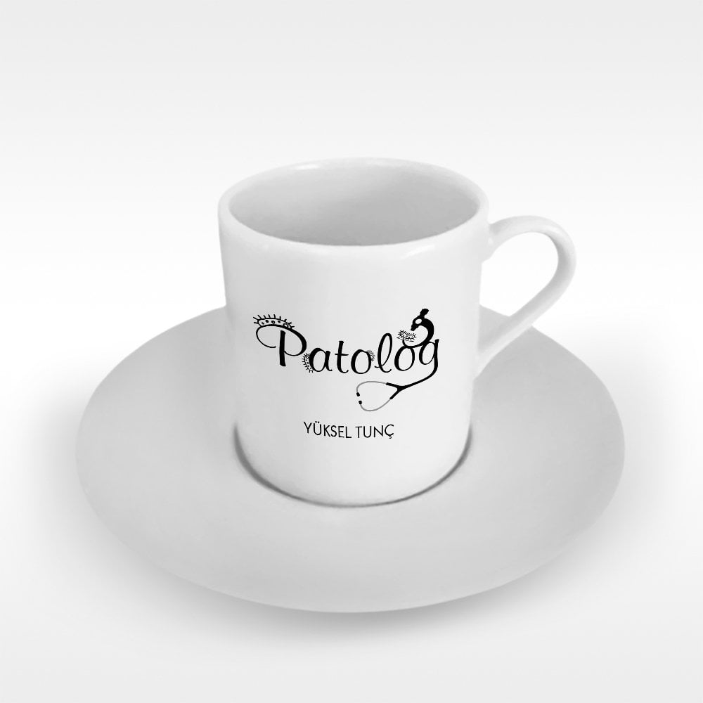 Kişiye Özel Mesleki Patolog Türk Kahvesi Fincanı