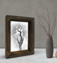 BK Gift Dekoratif Doğal Masif Ahşap Çerçeve 15x20cm-31